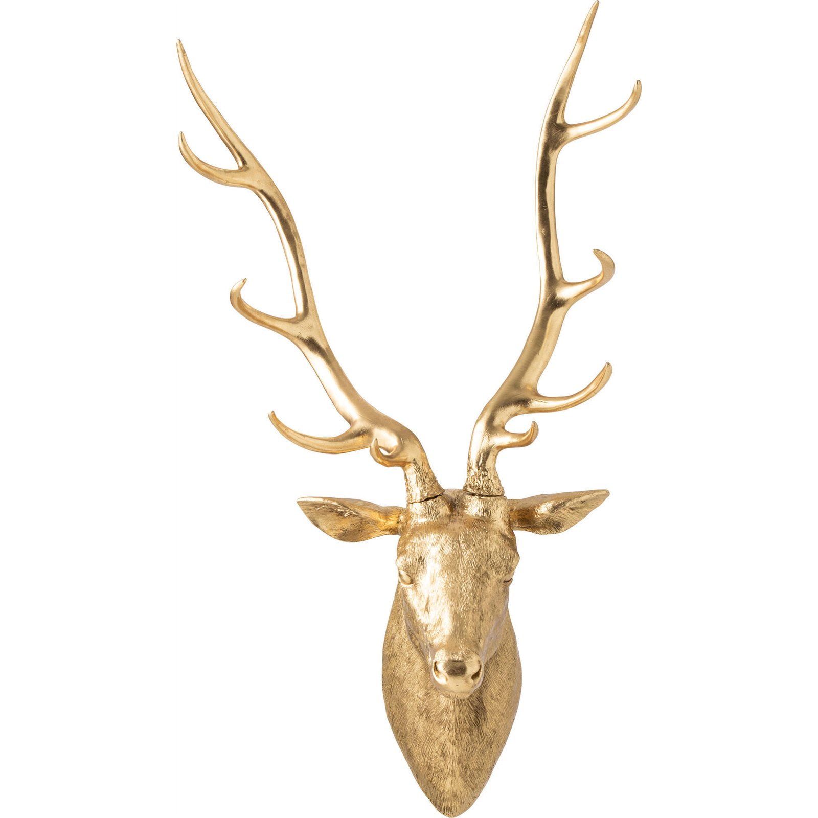 Trophée mural cerf sculpté décoratif, RECOLLECTION