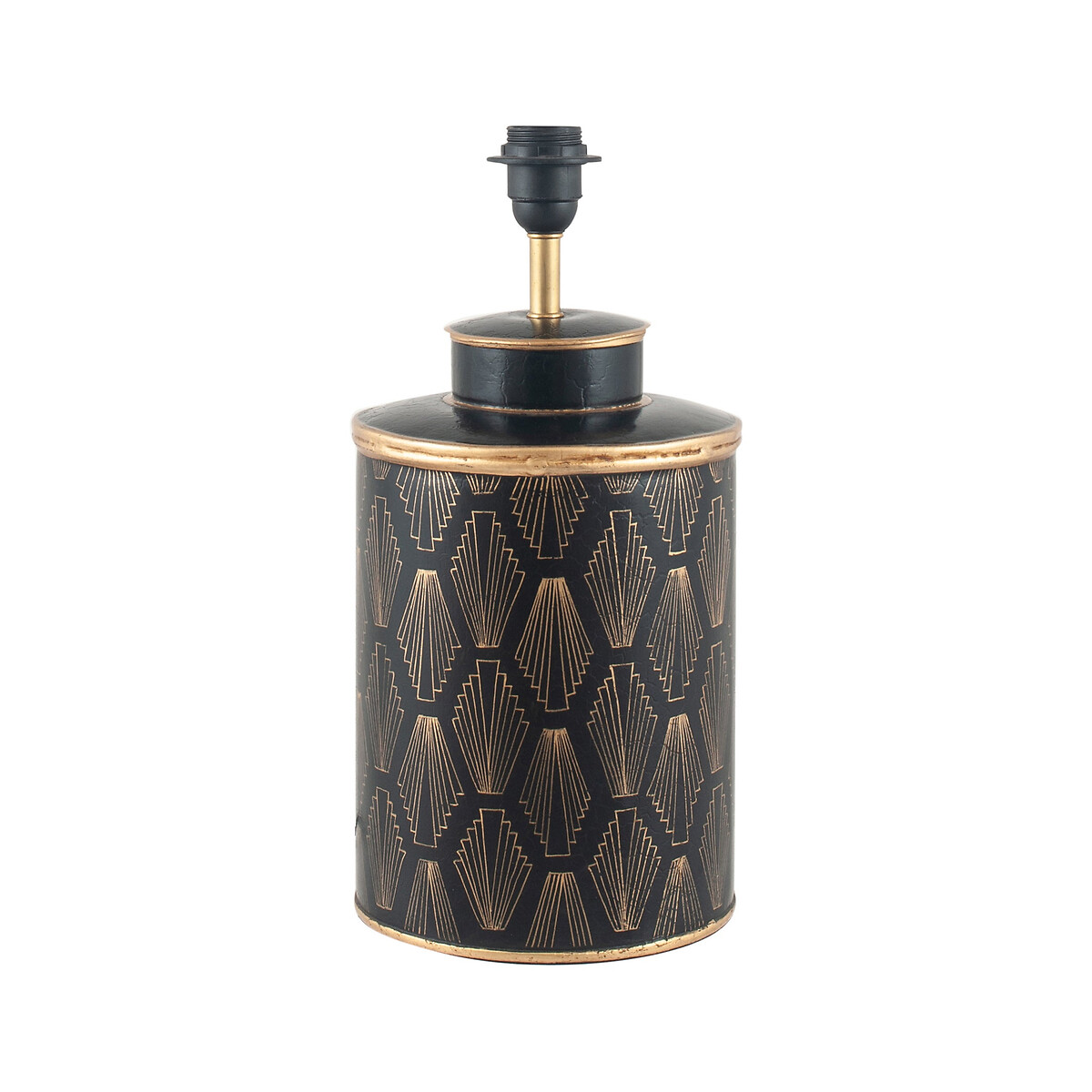 Crystie Hand Painted Art-Deco-Style Table Lamp Base, SO'HOME