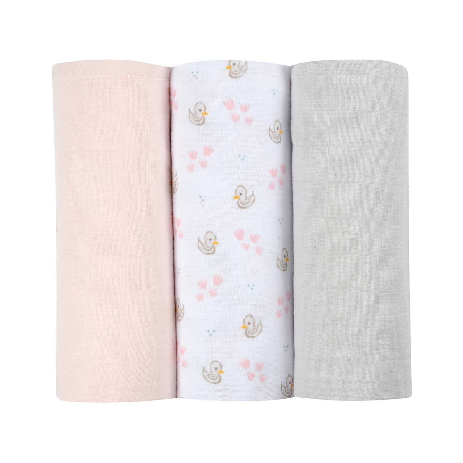 Lot de 3 langes en coton, BEABA