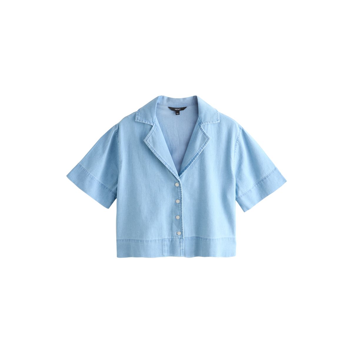 Chemise en jean à manches courtes, NEXT