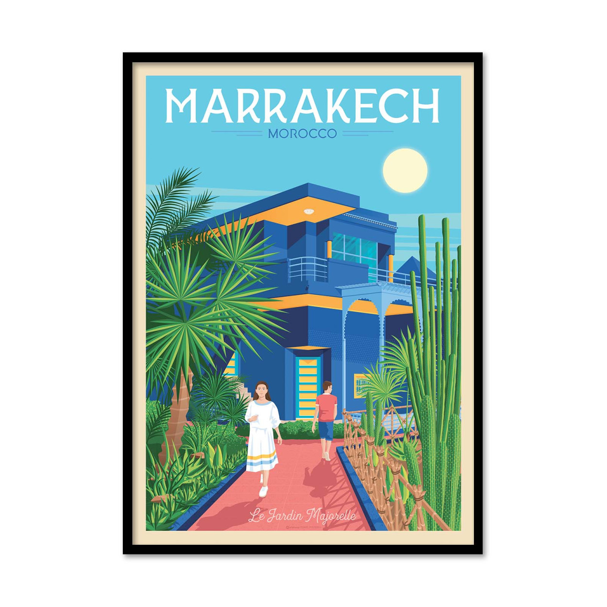 Affiche d'art - Marrakech - Olahoop Travel Posters, WALL EDITIONS