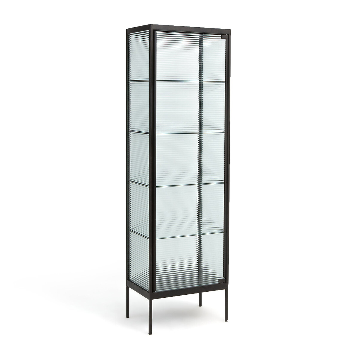 Vitrine métal acier et verre mambo Couleur gun métal Am.Pm | La Redoute