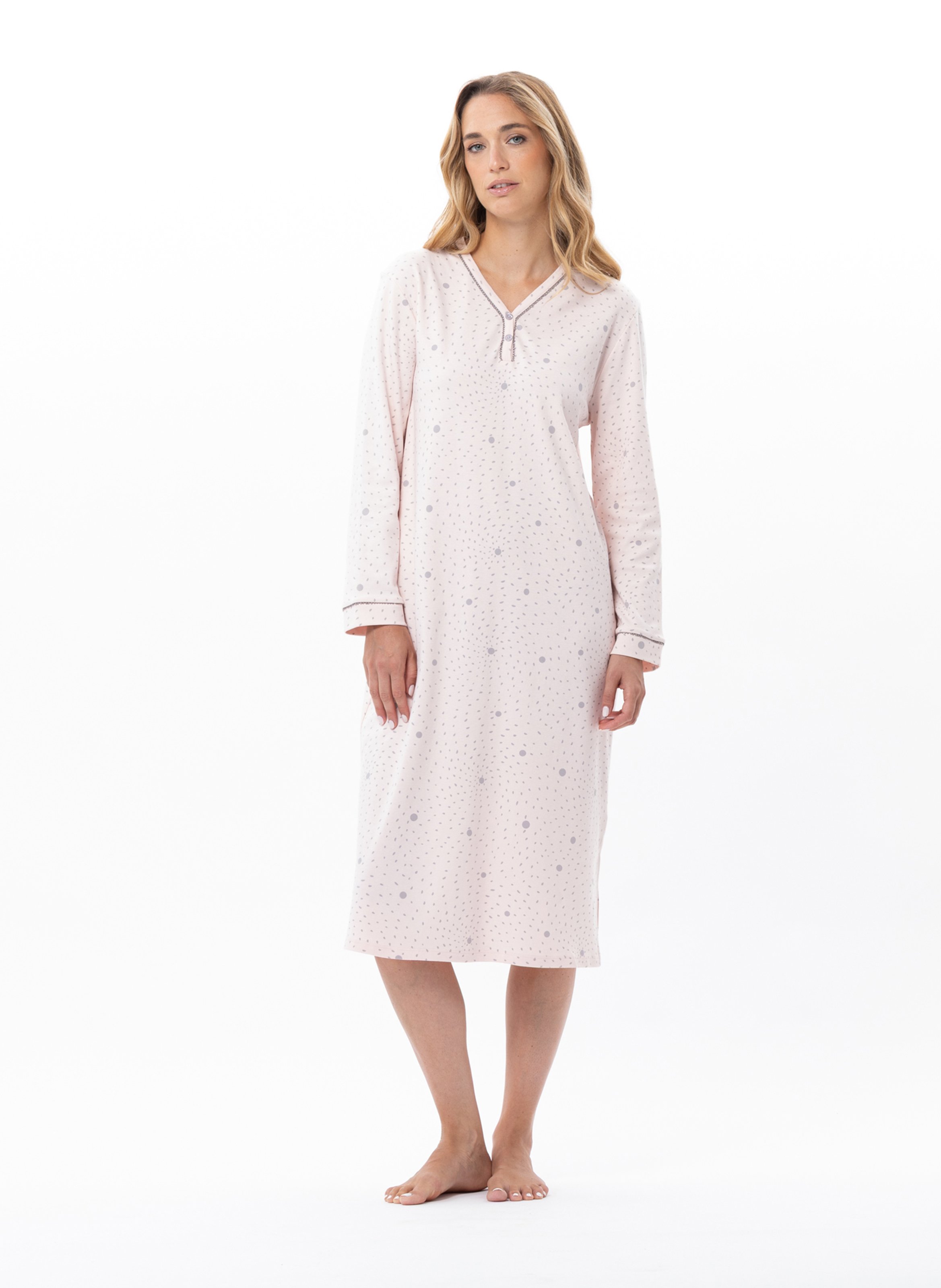 Chemise de nuit en coton COSY 111, LE CHAT