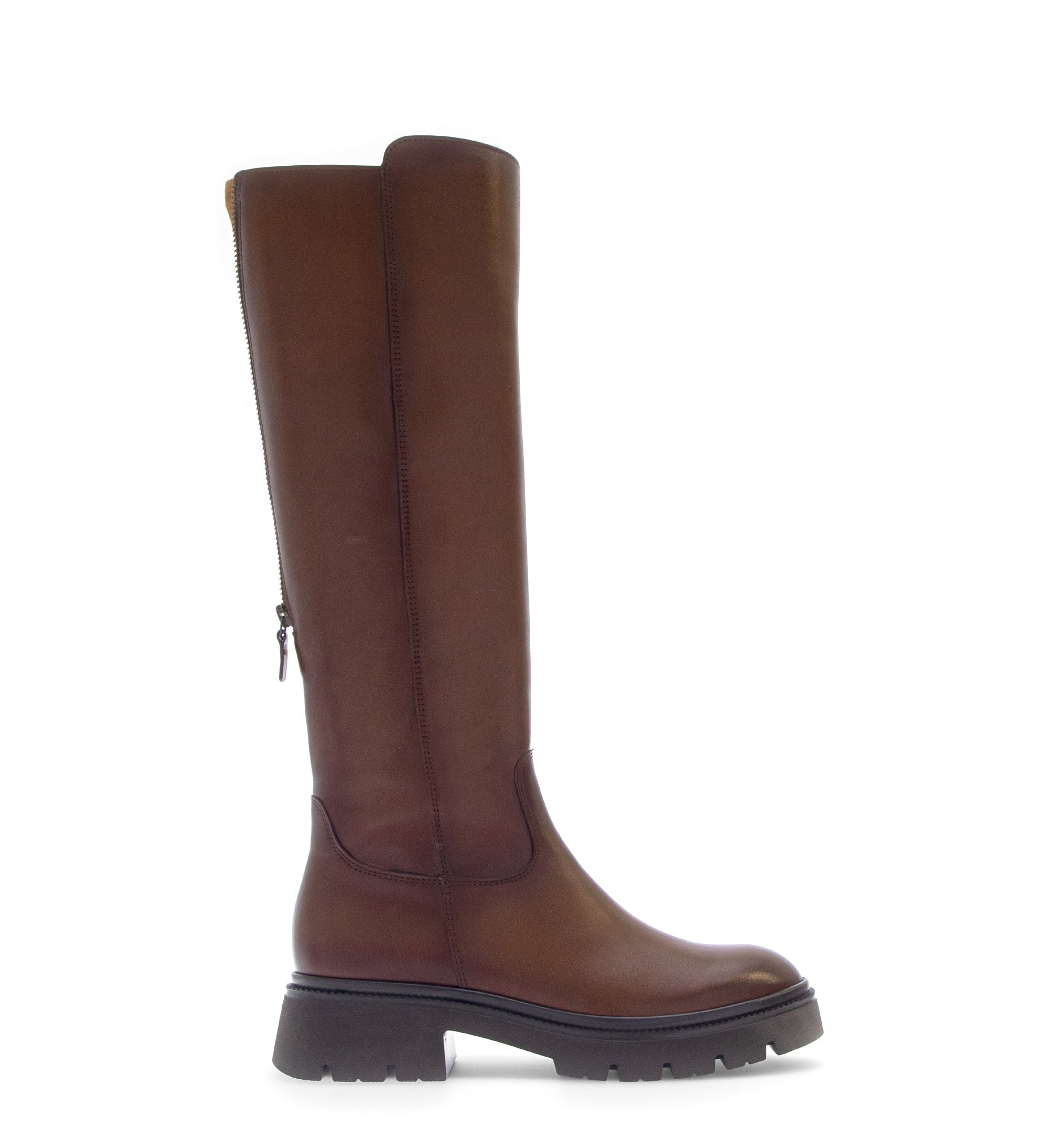 Bottes en cuir lisse à talon décroché, GABOR