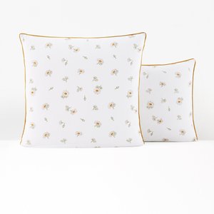Paquita Floral 100% Washed Cotton Pillowcase LA REDOUTE INTERIEURS image