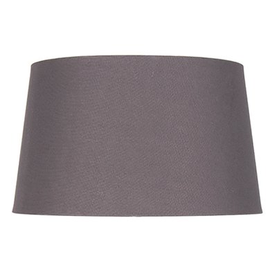 35cm Grey Cotton Tapered Cylinder Lampshade SO'HOME