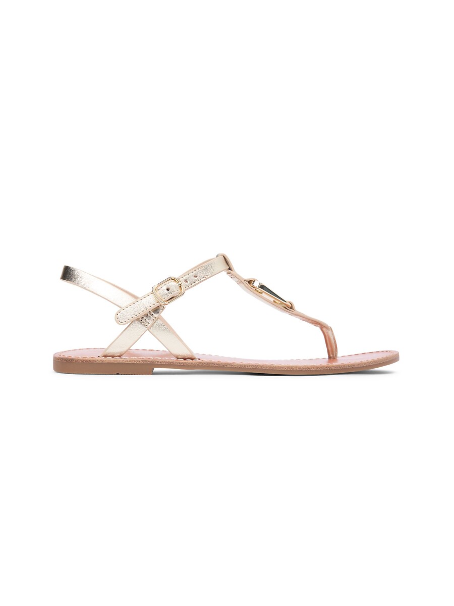Tommy Hilfiger Sandalias planas de piel — photo 2