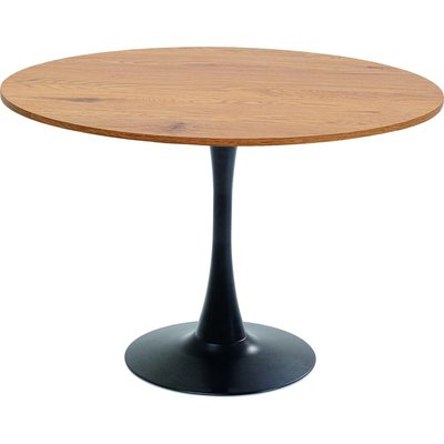 Table Schickeria 110cm chêne et noire KARE DESIGN