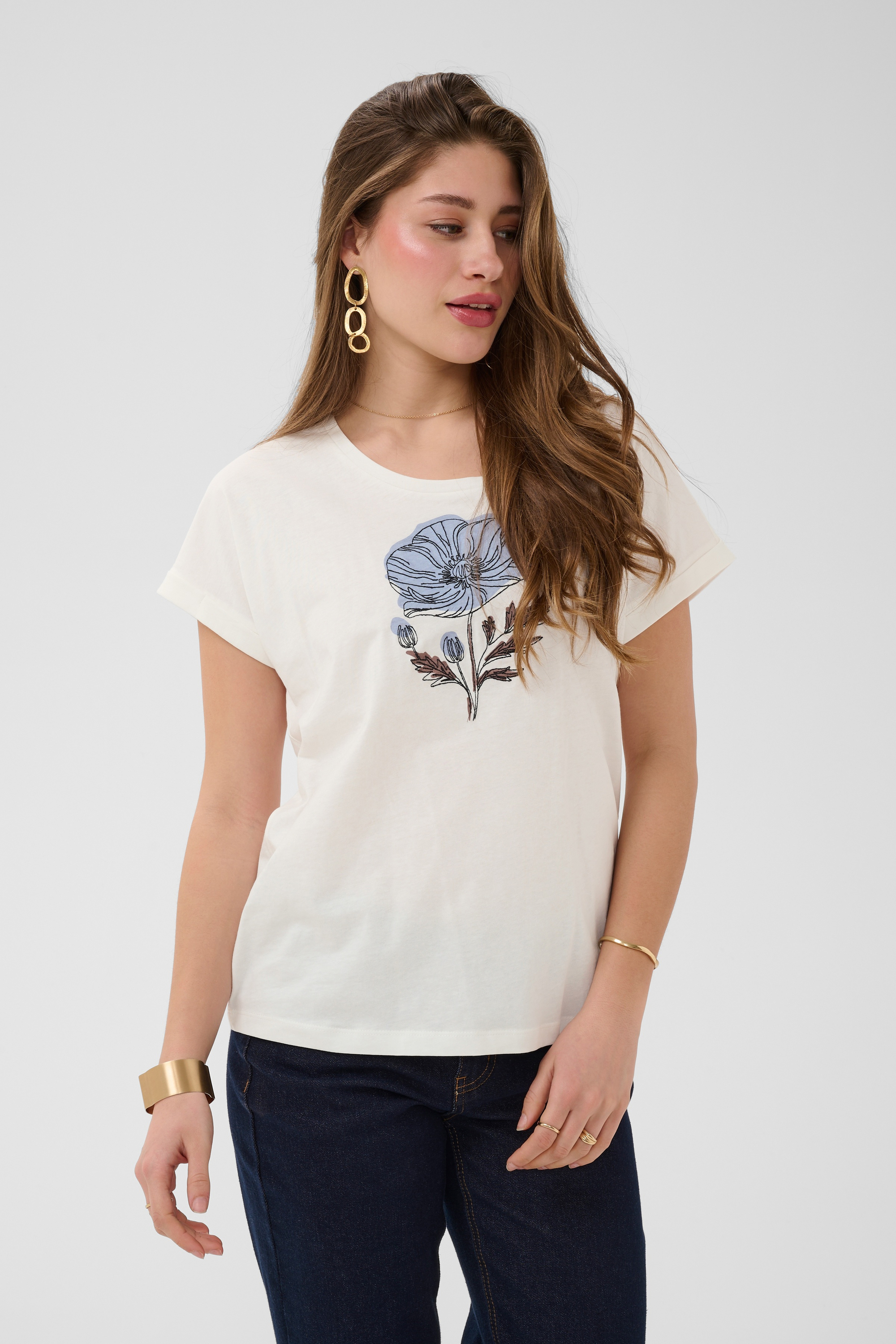 T-shirt à manches courtes, CREAM