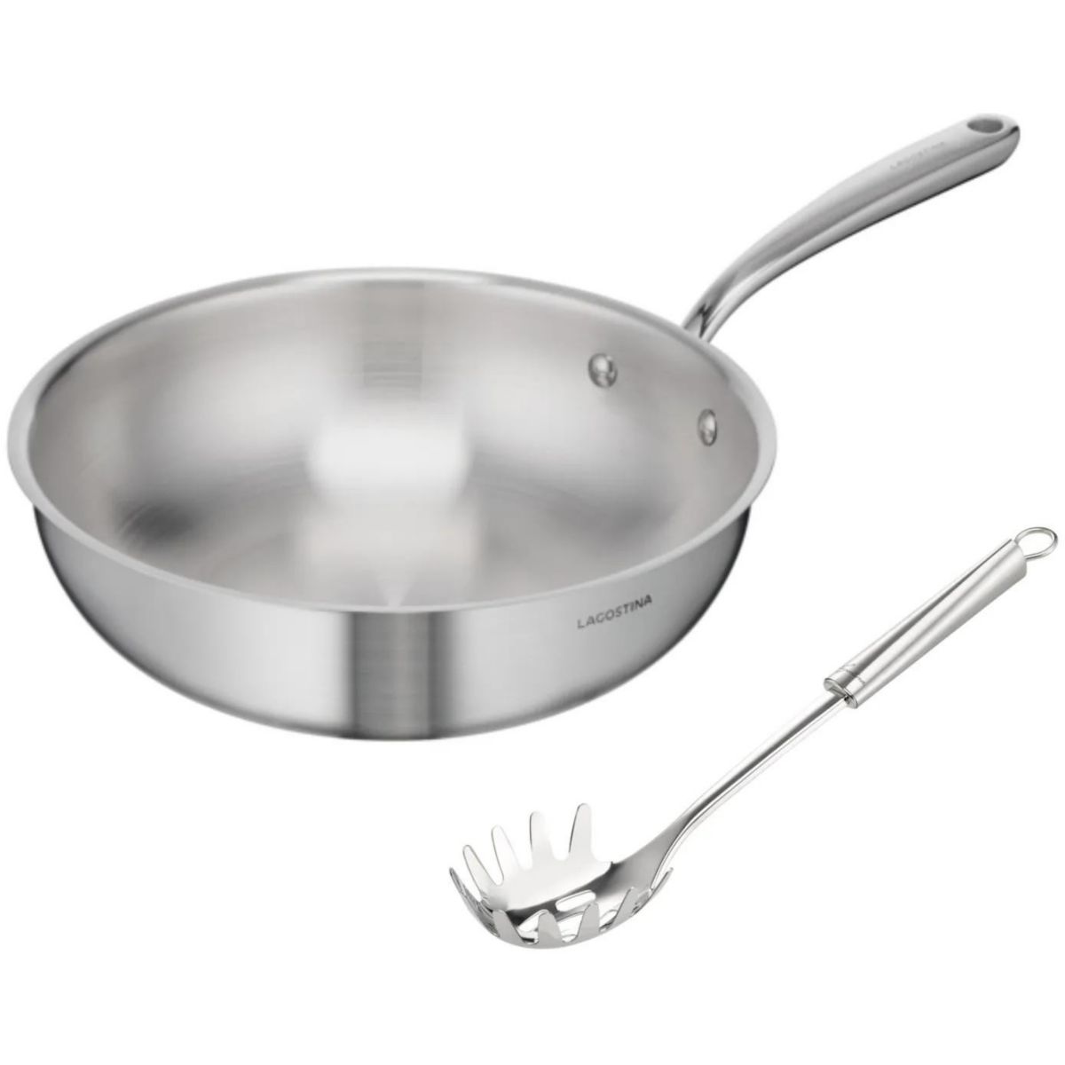 Wok Saltapasta Amore Mio 26 cm + Cuillère, LAGOSTINA