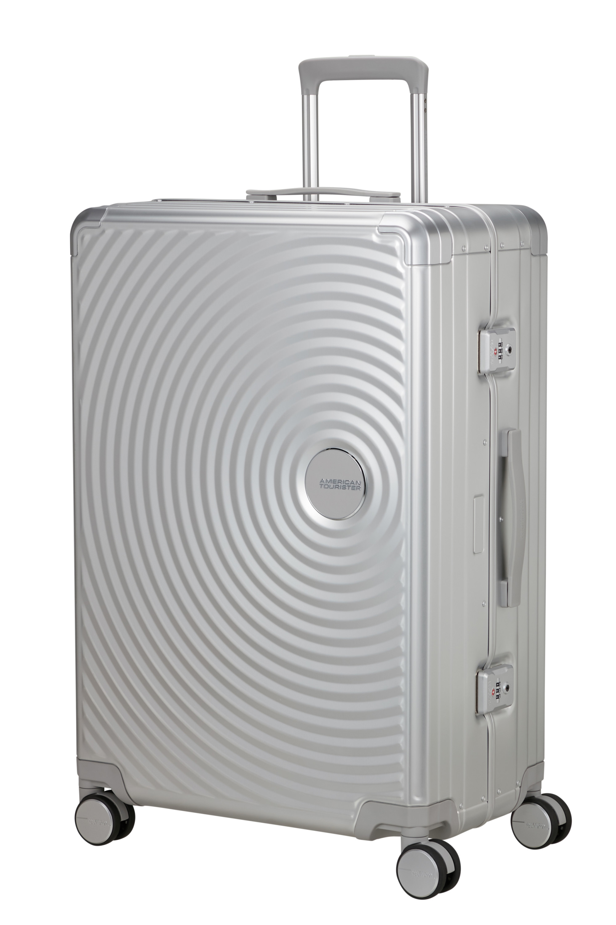 Soundbox alu valise 4 roues taille L, AMERICAN TOURISTER