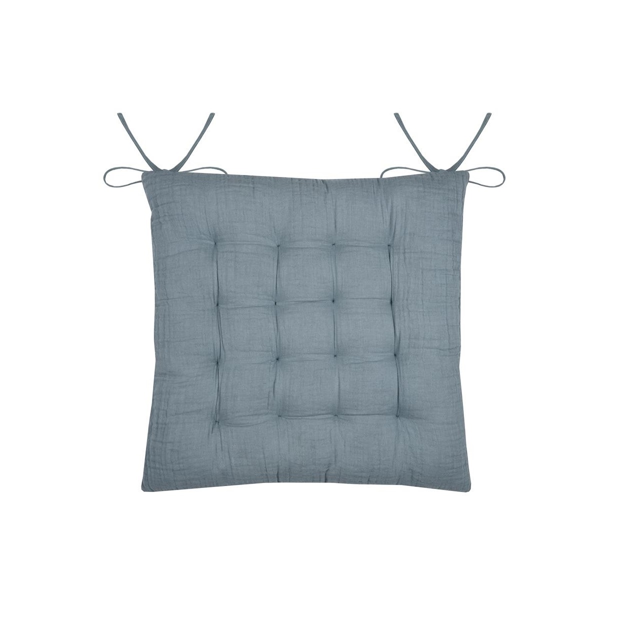 Assise de chaise matelassée en coton Pop colors, EDEN