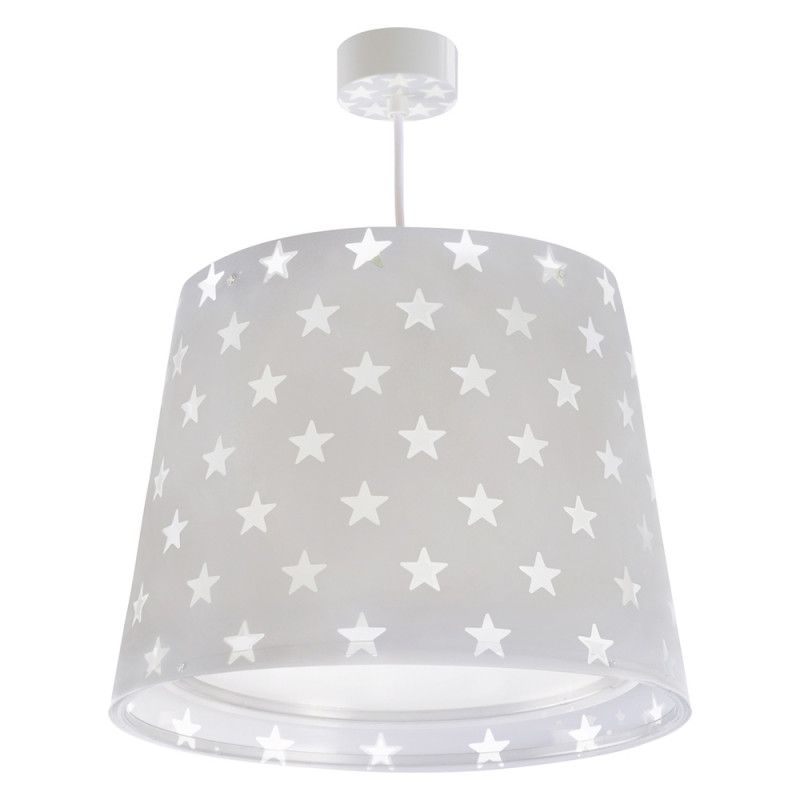 Suspension Pour Chambre Bebe Enfant Lampe Stars Grise Gris Dalber La Redoute