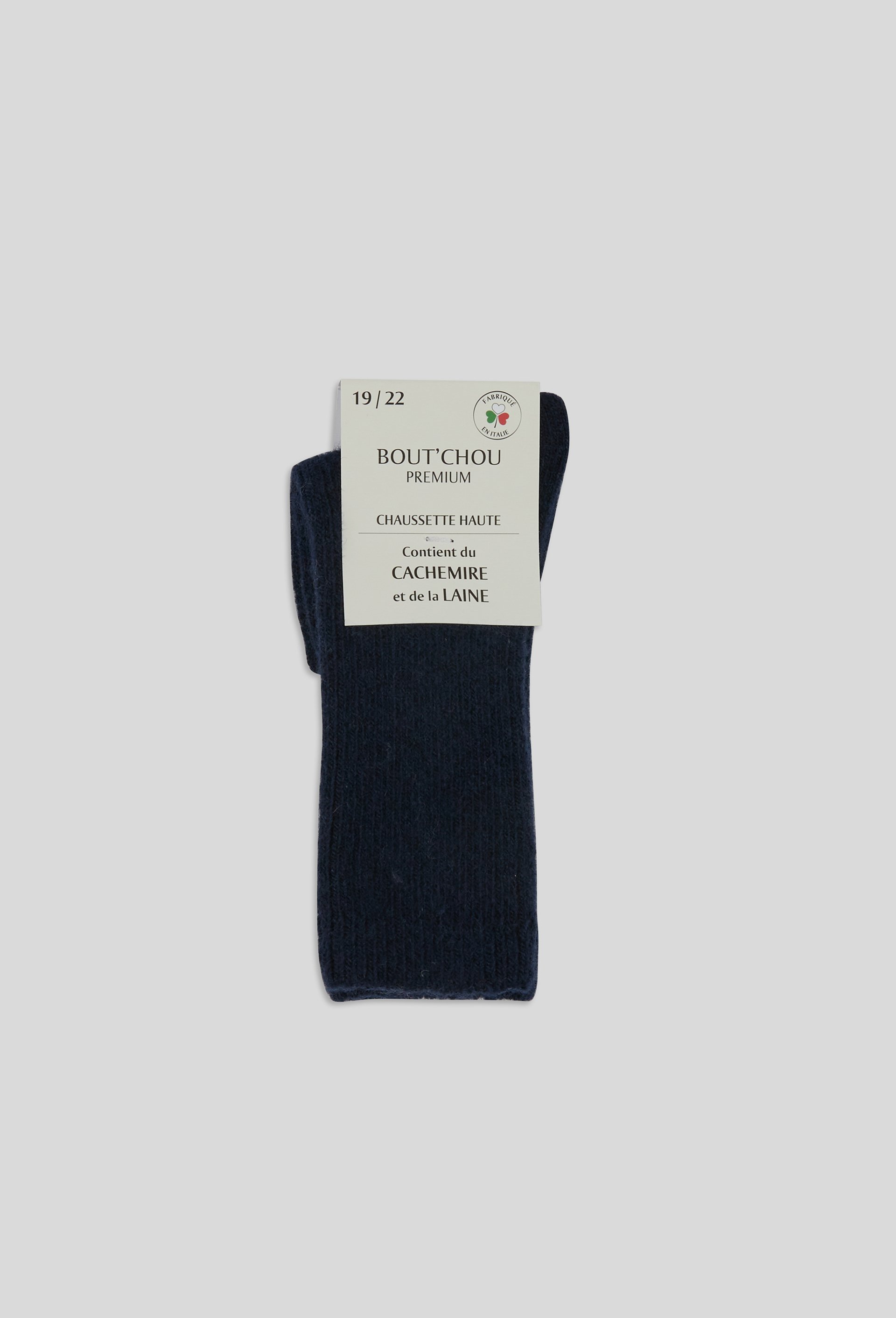 Paire de chaussettes contenant du cachemire et de la laine, BOUT'CHOU