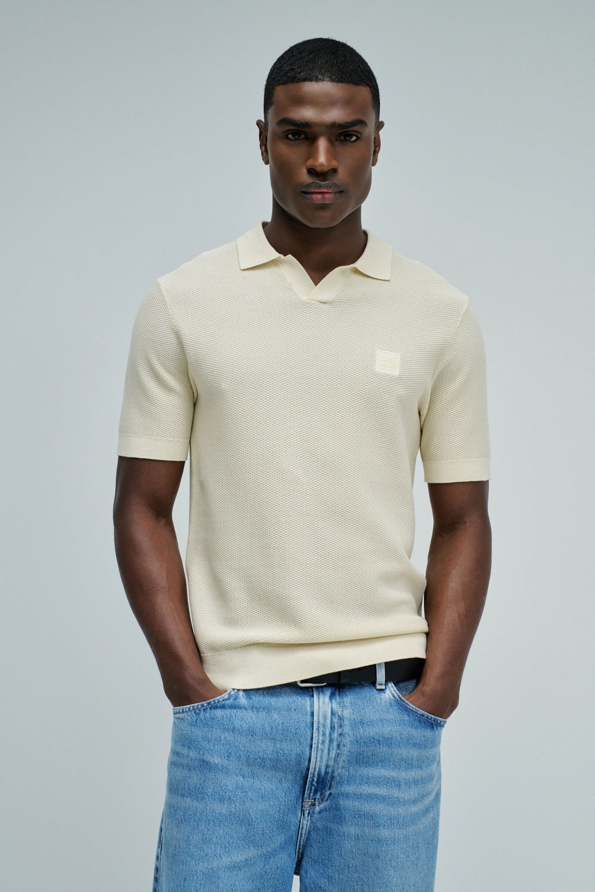 POLO EN MAILLE TRICOTÉE, SALSA JEANS
