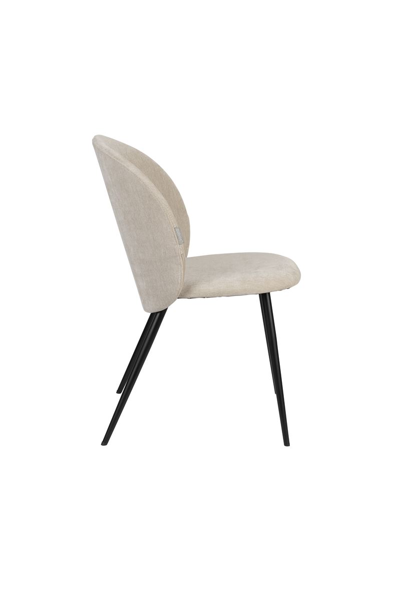 Chaise design en tissu (lot de 2), ZUIVER