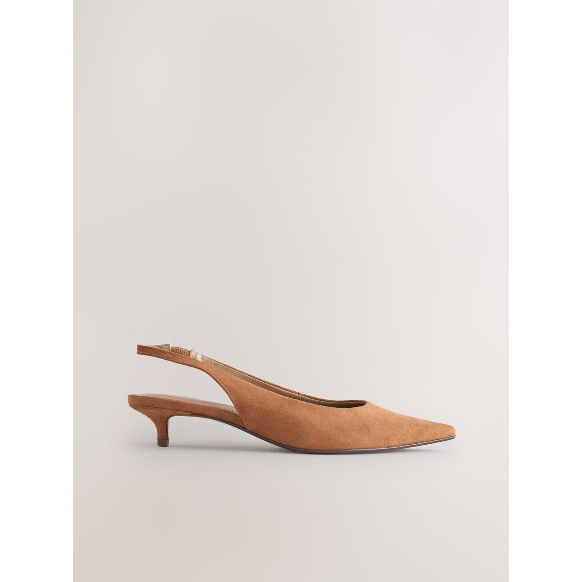 Chaussures pointues en cuir à petit talon, NEXT