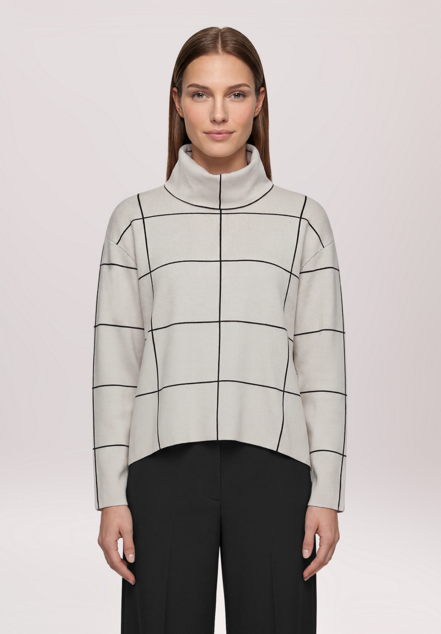 Pull-over en maille à col, BETTY BARCLAY