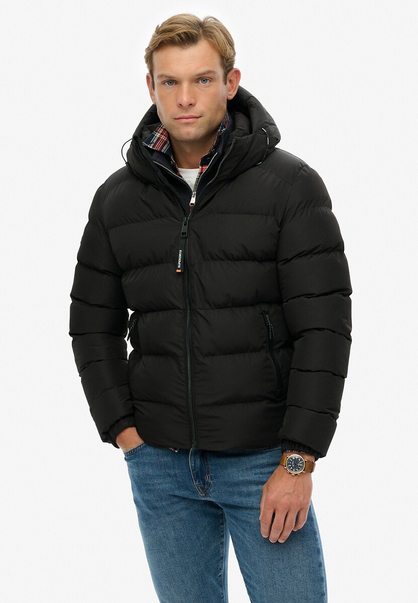 Piumino con cappuccio Sports, SUPERDRY