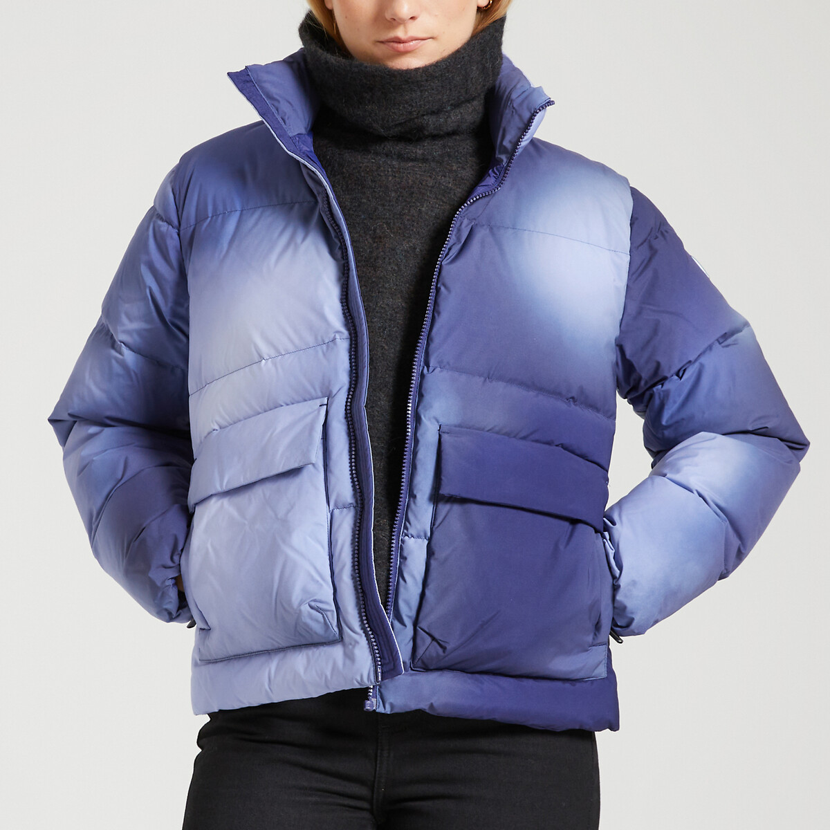 Shenzen Frost Padded Jacket in Straight Fit with High Neck