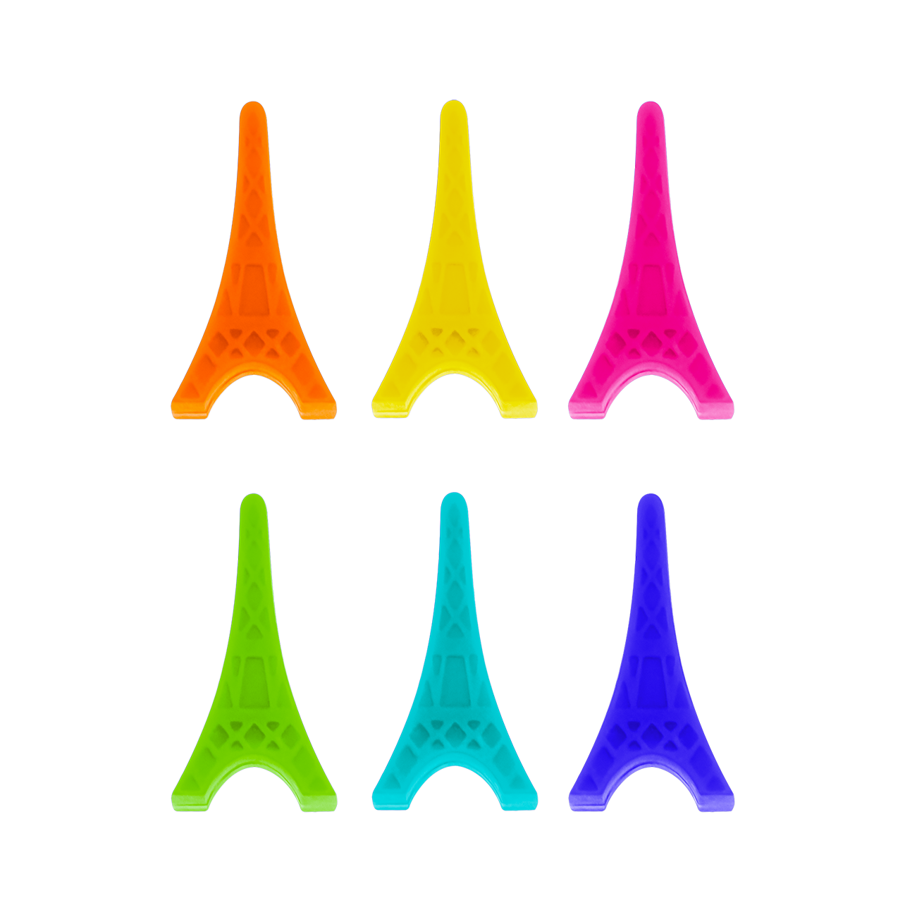 Set de 6 marqueurs de verre Happy Markers Aperuche, PYLONES