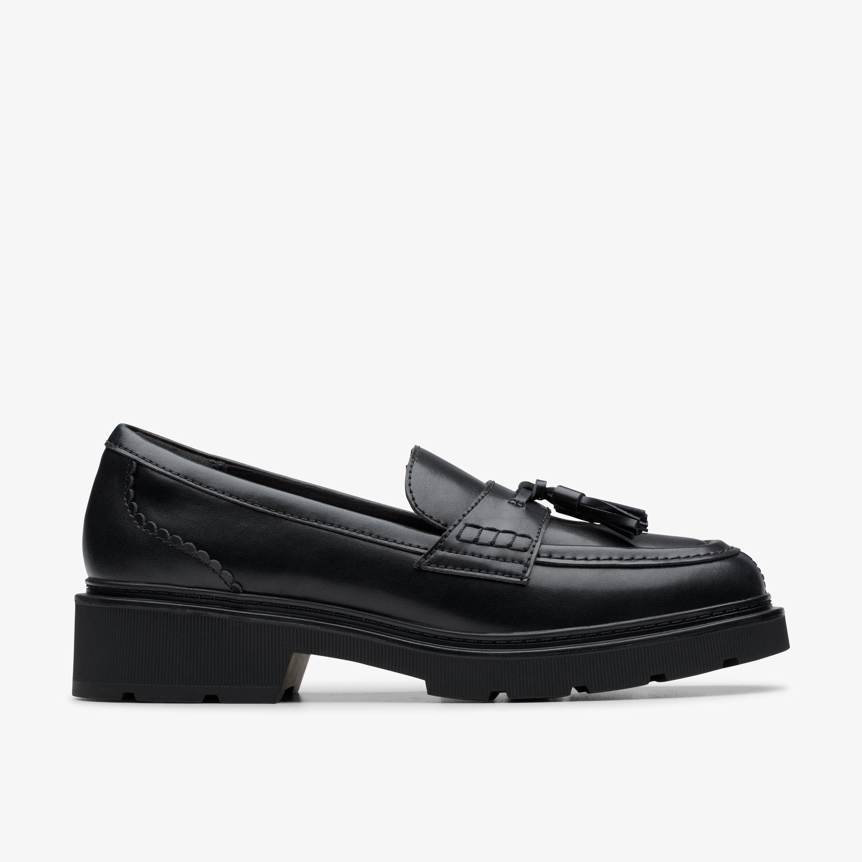 Mocassins Cuir Coupe Large LAURYL TASSEL, CLARKS
