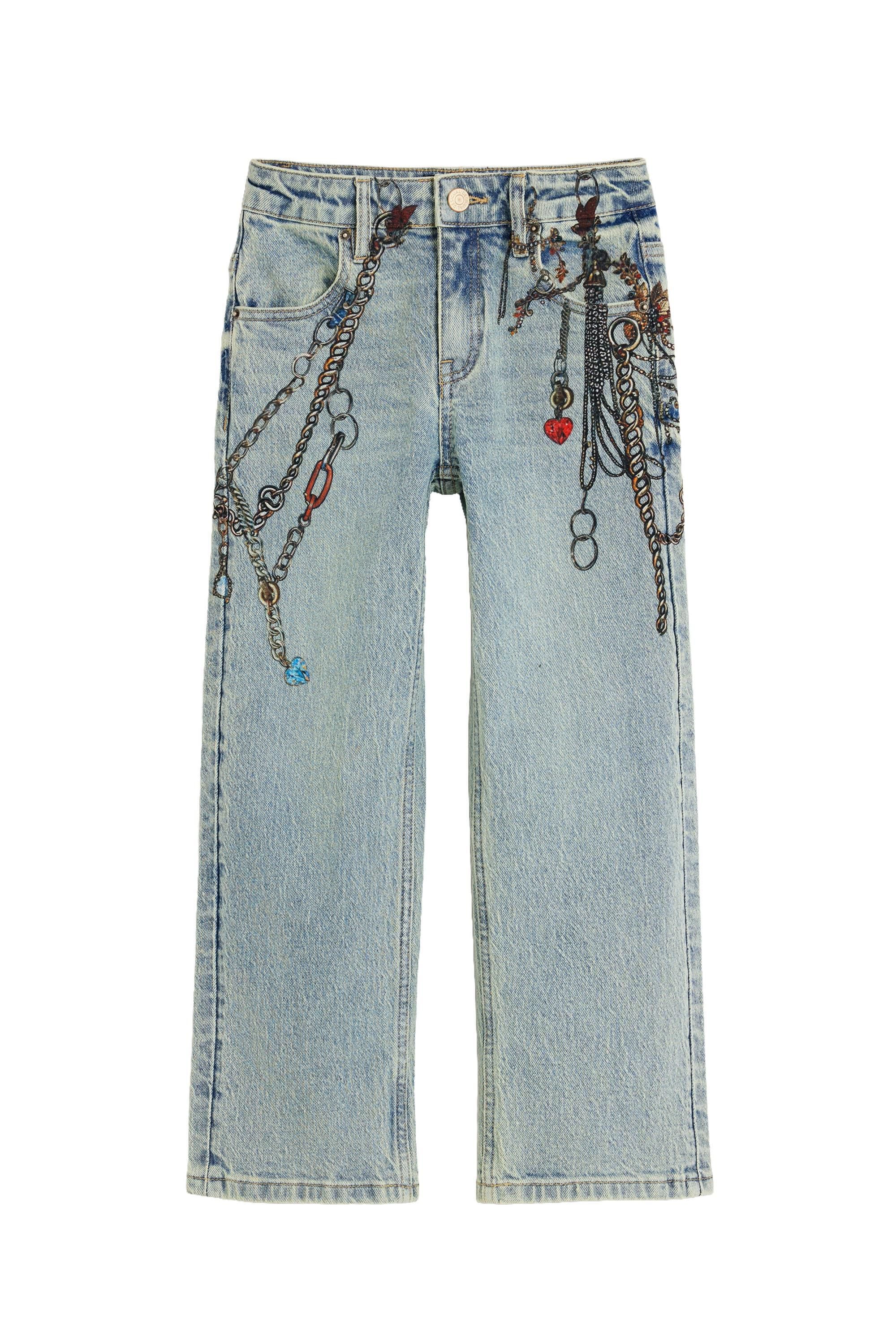 Jean avec chaînes, DESIGUAL