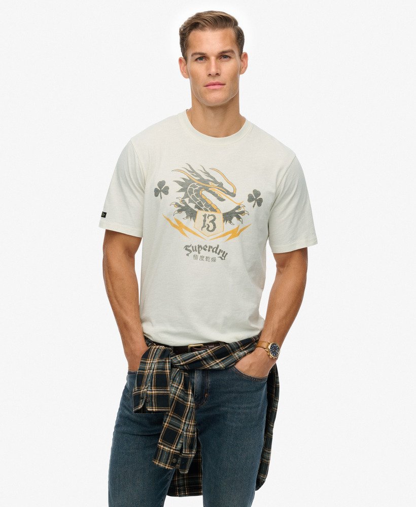 T-shirt ample Campaign Souvenir, SUPERDRY