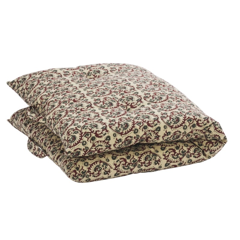 Matelas de sol assise coton imprimé indien, MADAM STOLTZ