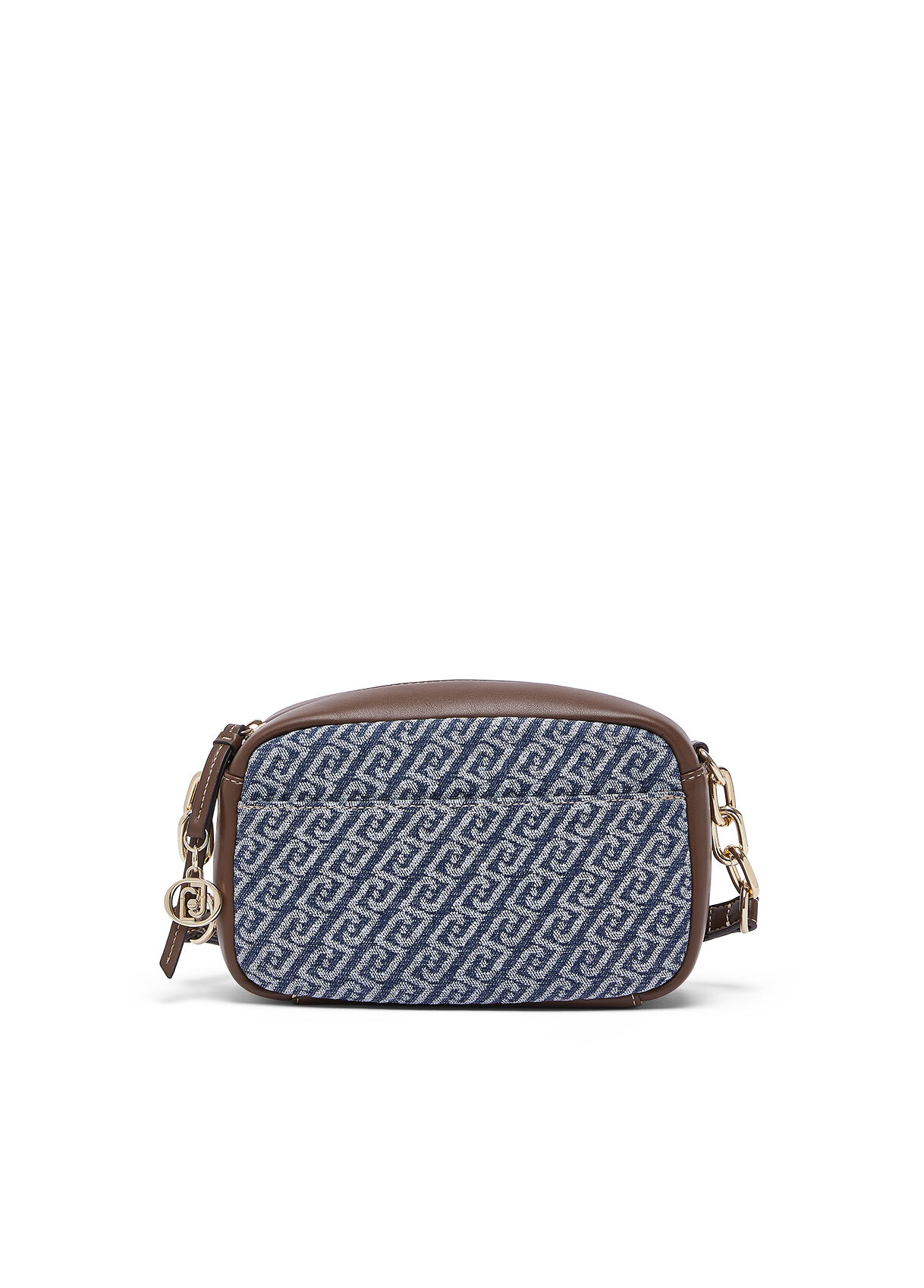 Sac bandoulière format moyen effet denim, LIU JO