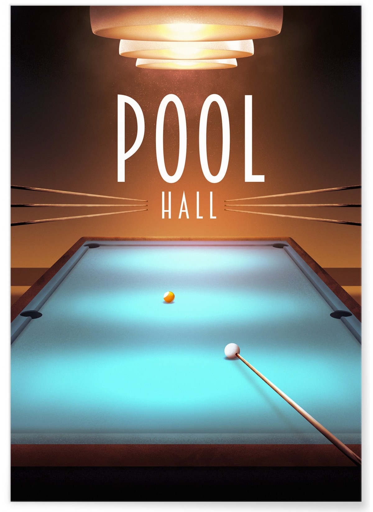 Affiche 'Billard', L'AFFICHERIE