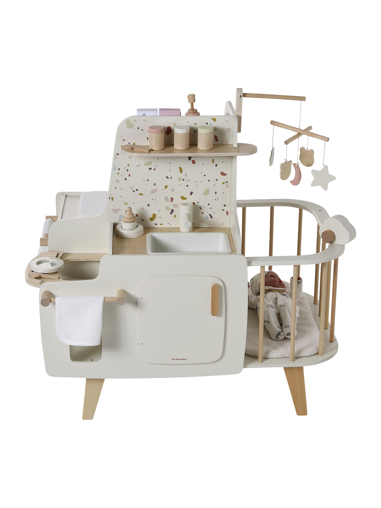Nurserie poupon en bois FSC®, VERTBAUDET