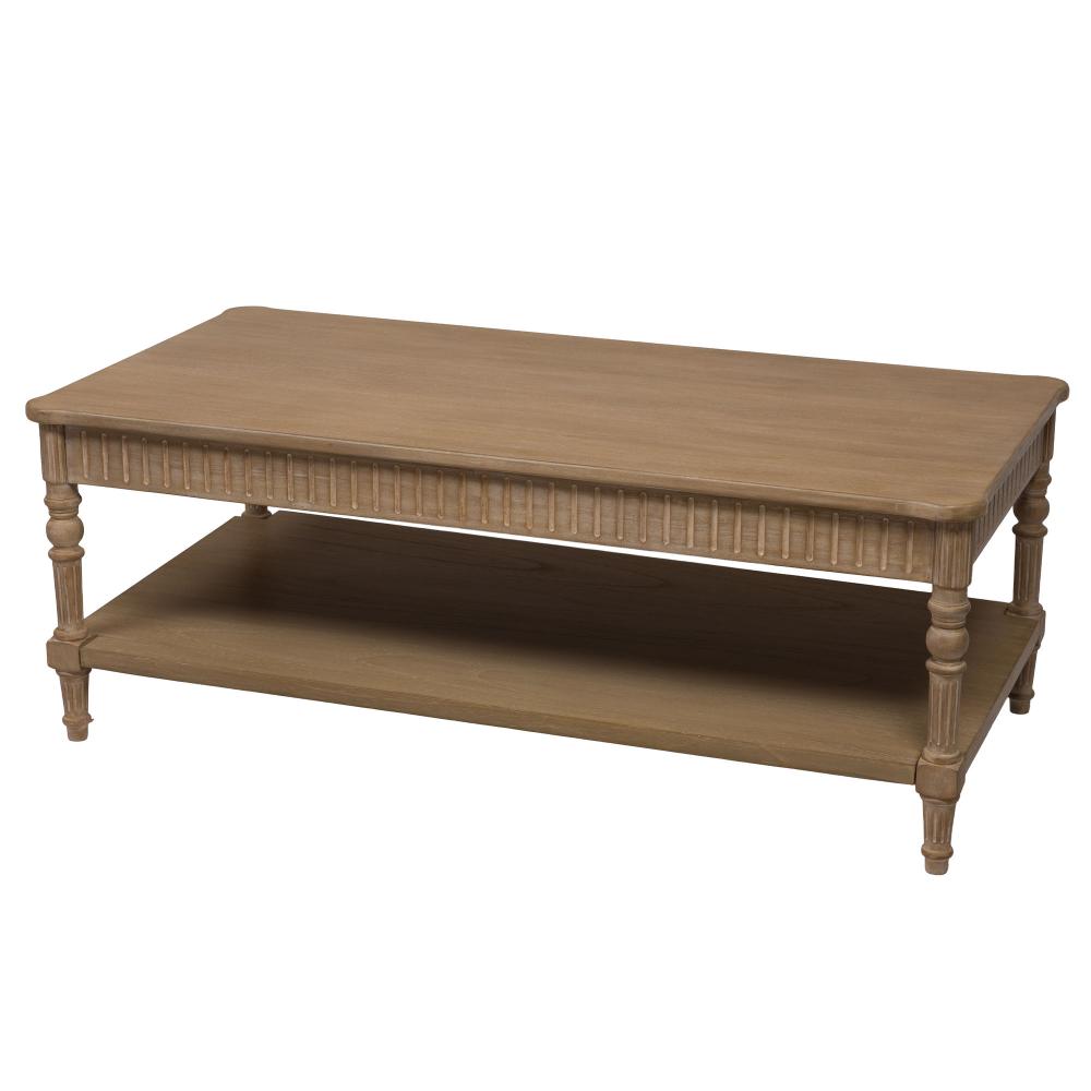 Table basse rectangulaire 1 tiroir en bois L120 cm Prestige, AMADEUS