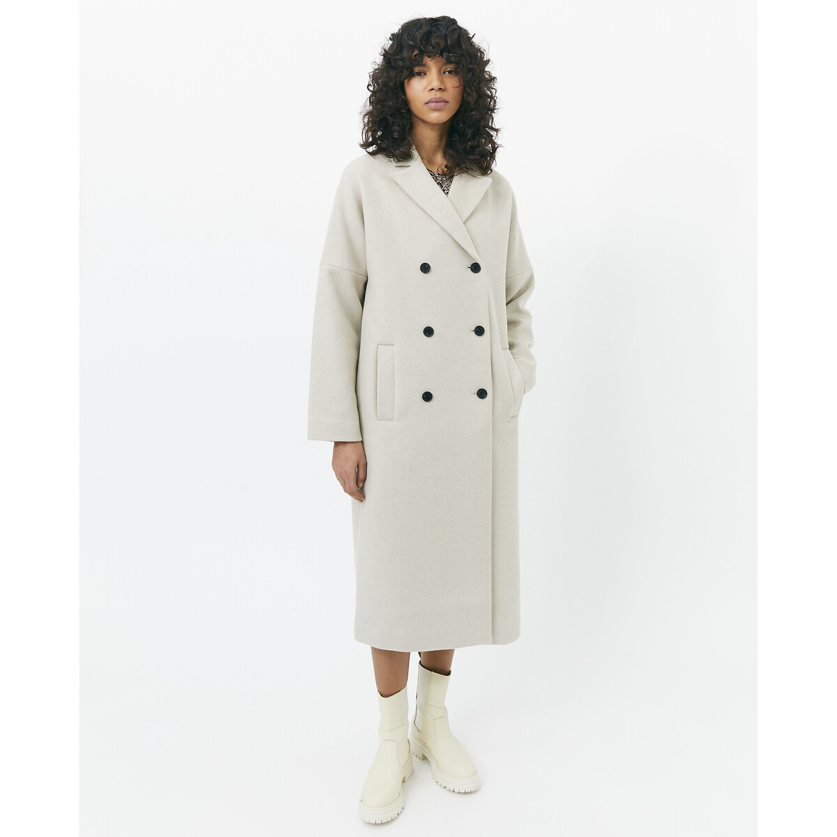 ikks manteau beige