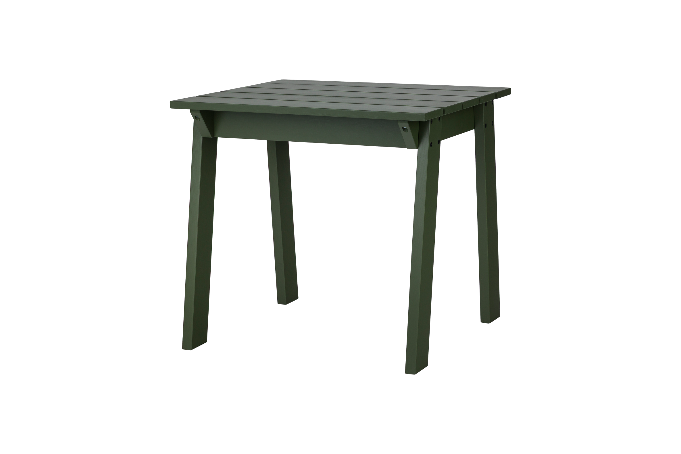 Table Navo - 79 x 77 cm, pin verni pour extérieur, NOO.MA