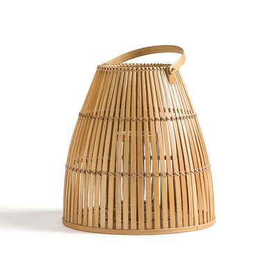 Lanterna intrecciata in bambù naturale, Lucerna AM.PM