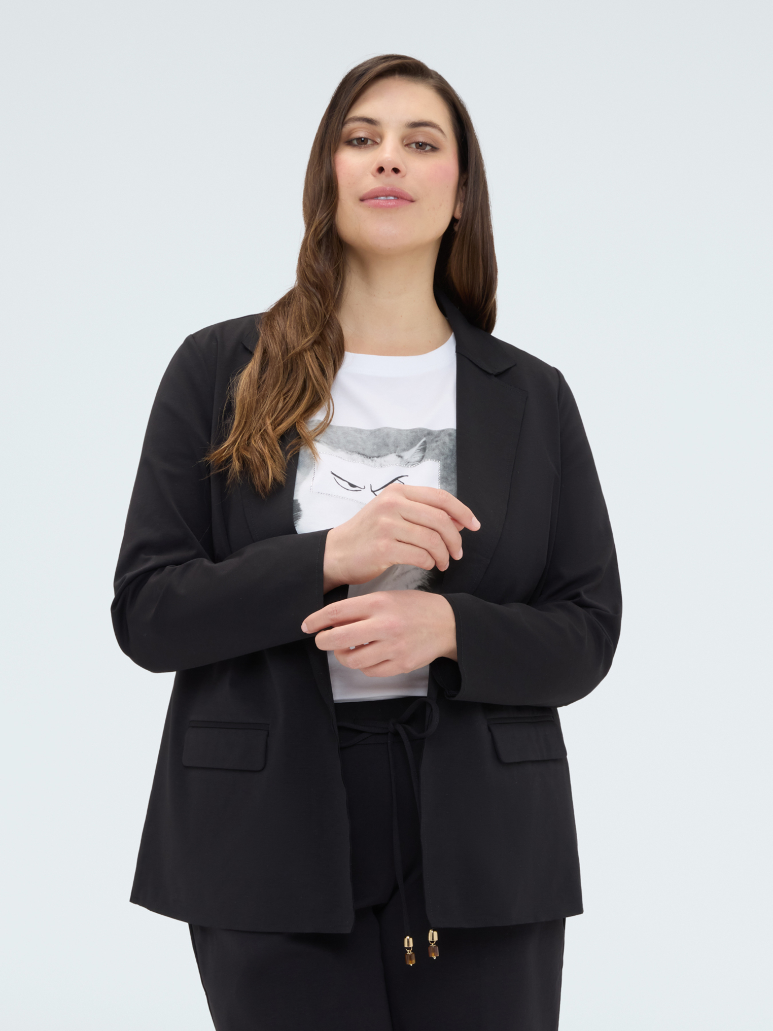 Blazer en jersey Milano, FIORELLA RUBINO