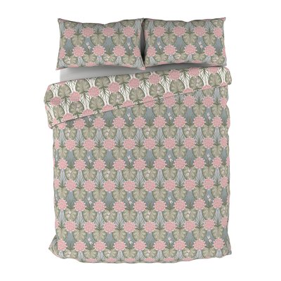 The Lily Garden 100% Cotton Duvet Cover and Pillowcase Set THE CHATEAU BY ANGEL STRAWBRIDGE