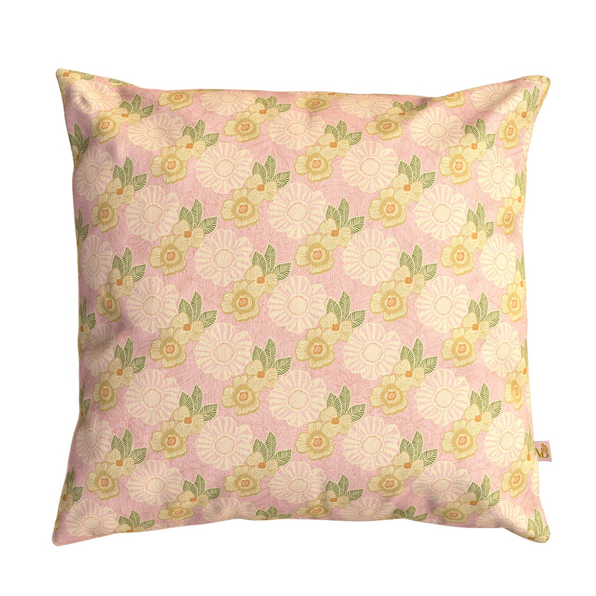 Housse de coussin extérieur, motif floral, THAIS, VENT DE BOHÈME