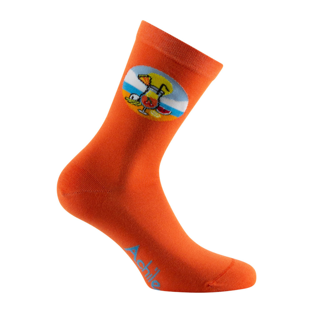 Mi-chaussettes jersey fantaisie cocktail Coton majoritaire, ACHILE