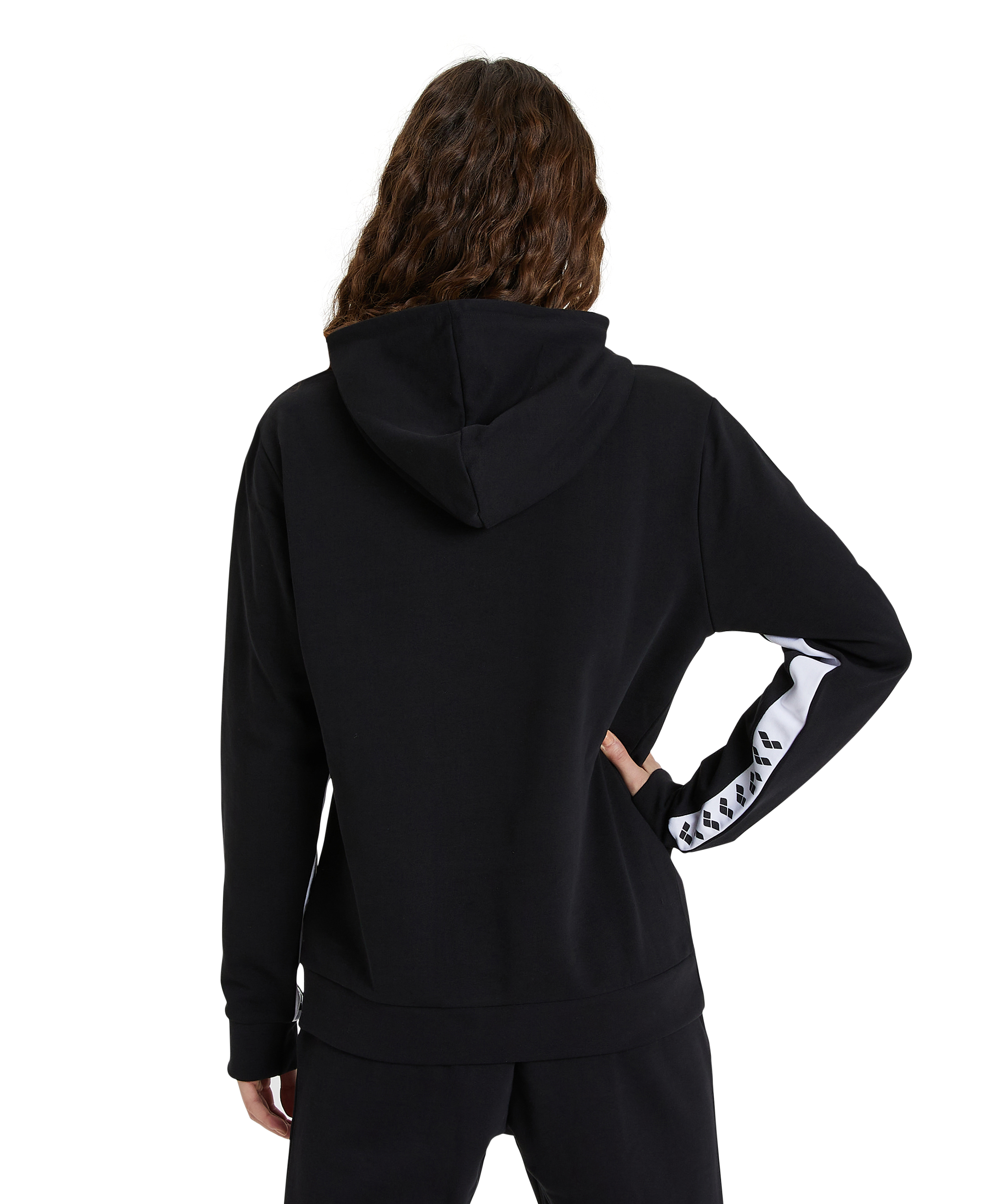 Pull à Capuche Arena Homme - Noir, Taille M, 100% Coton, Logo équipe, Neuf Avec étiquettes