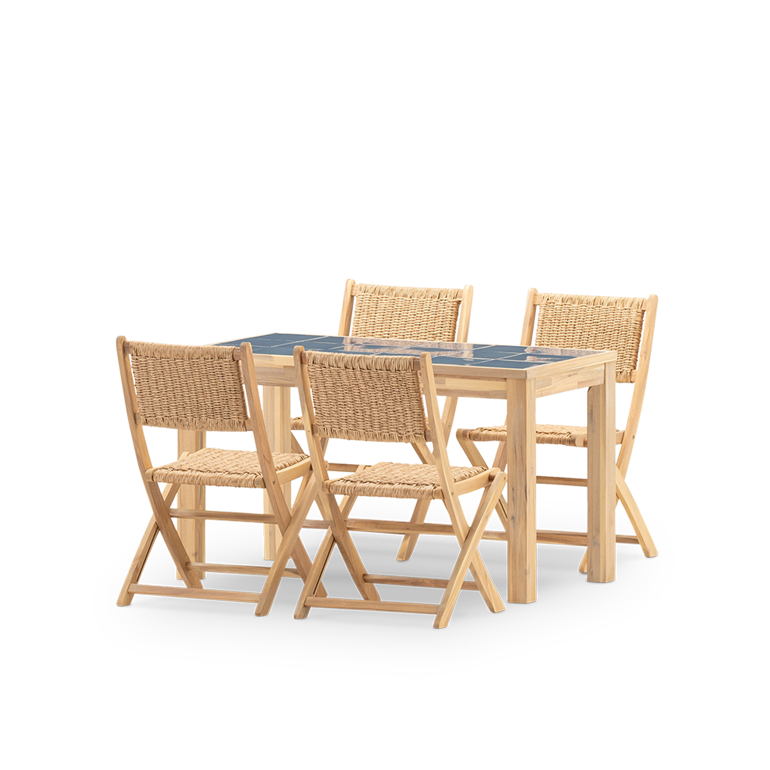 Salon de jardin, 4 chaises, BISBAL & SERENA, DEFORA HOME