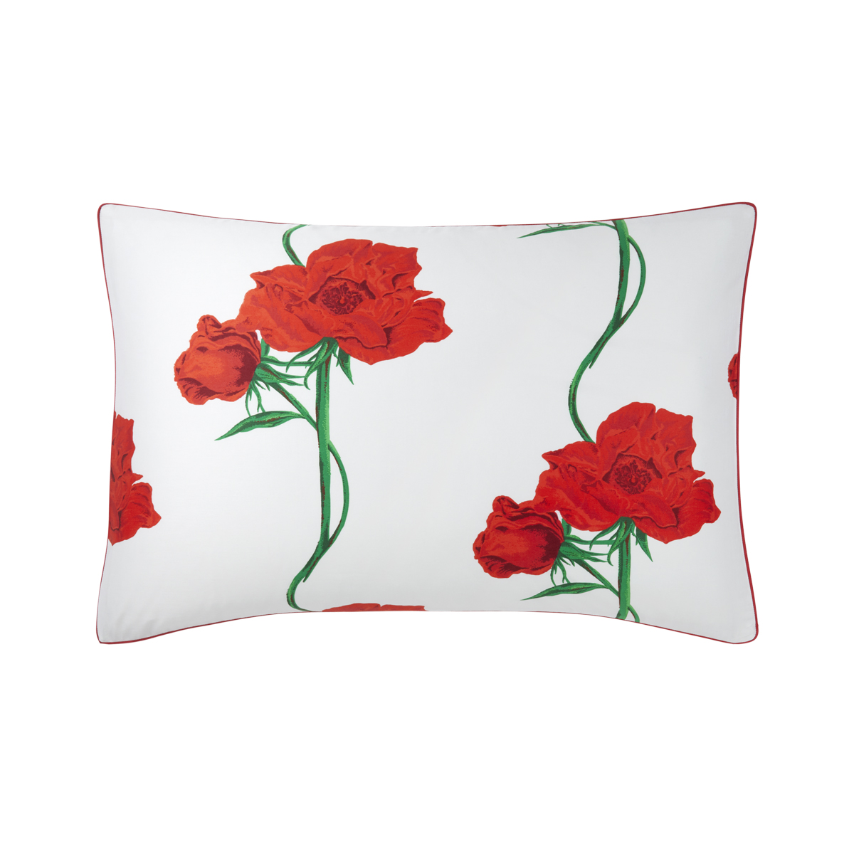 Taie d'oreiller en satin, K ROSES, KENZO HOME