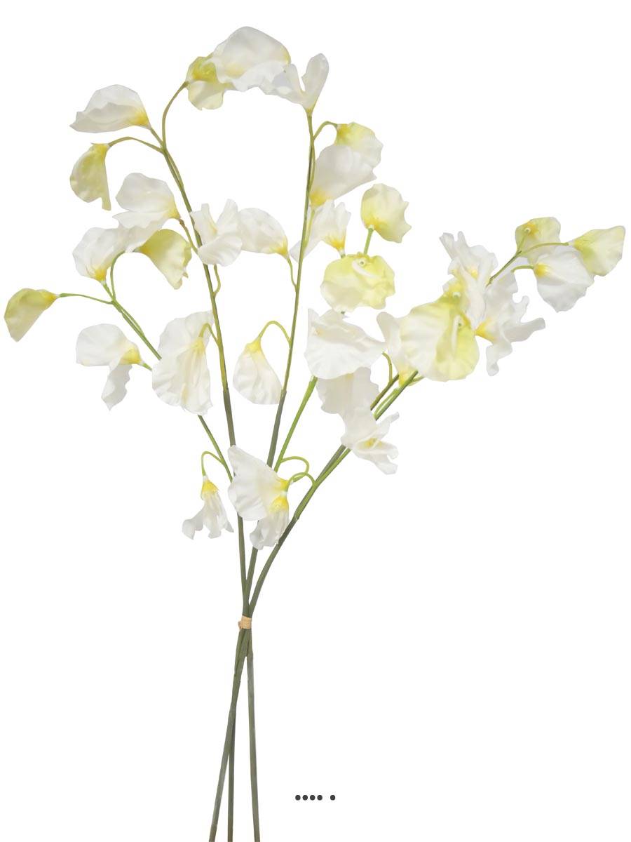 Pois de senteur fleur artificielle en 3 branc, ARTIFICIELLES