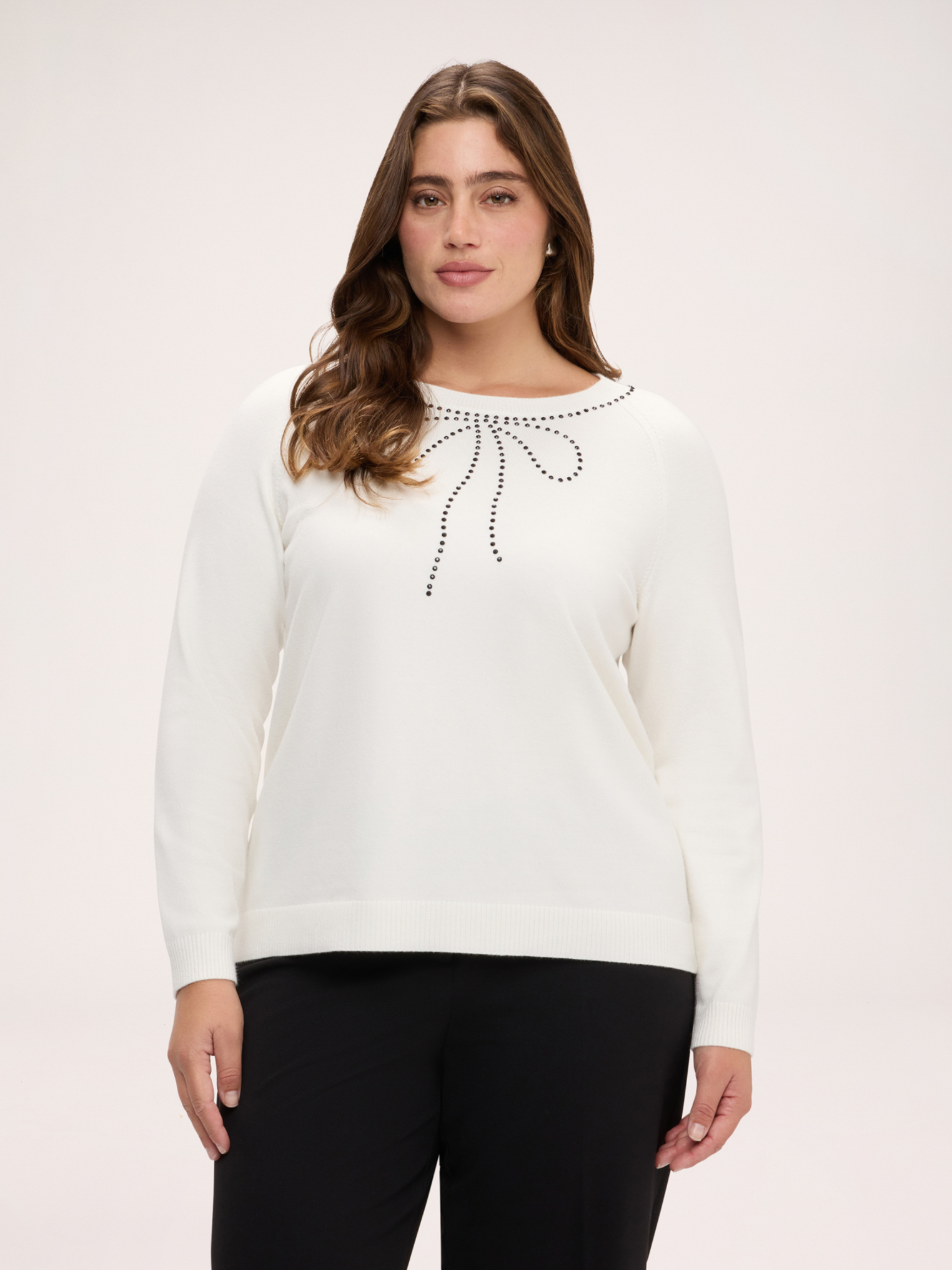 Pull col rond avec nœud, FIORELLA RUBINO