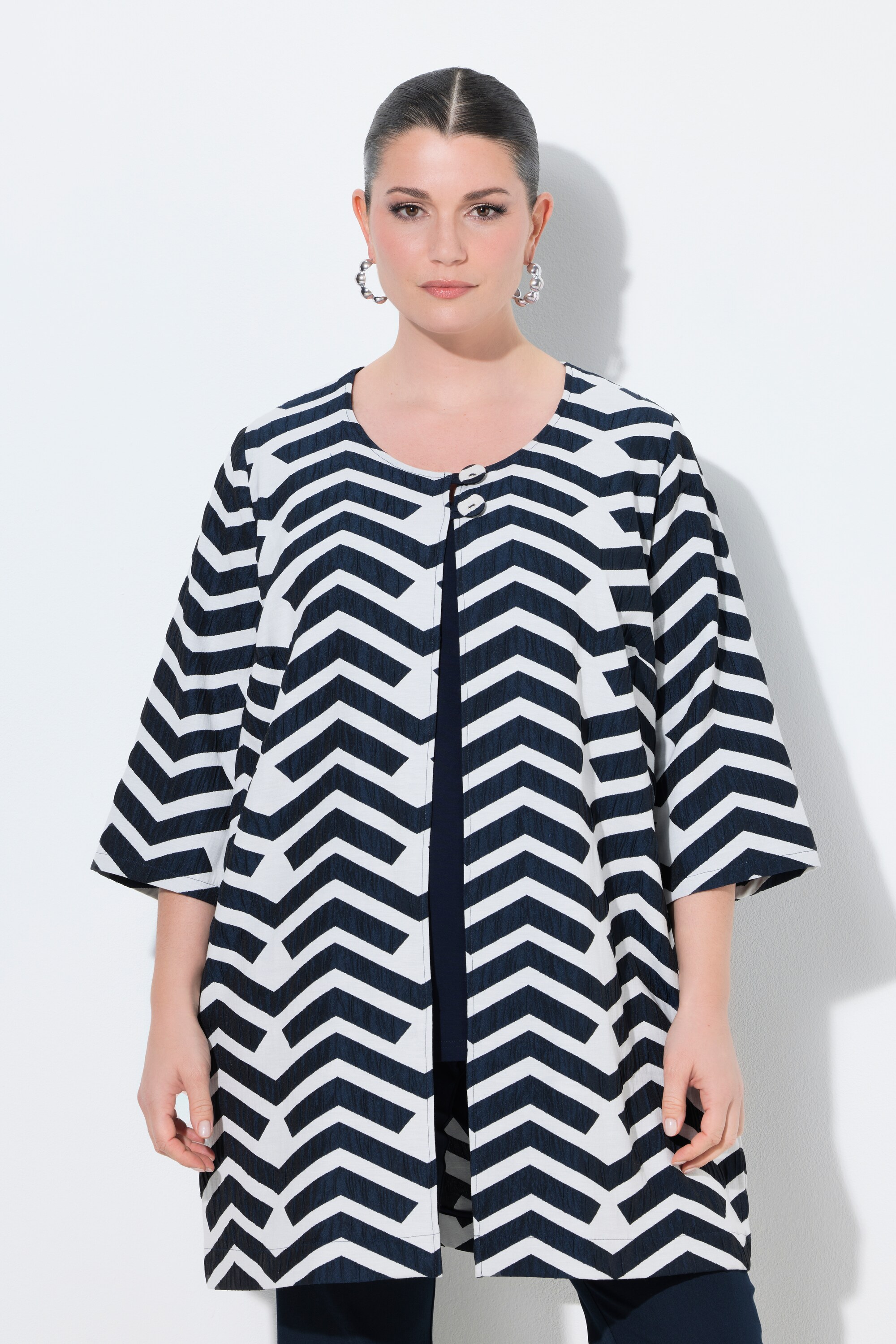 Veste manches longues et décolleté rond, ULLA POPKEN