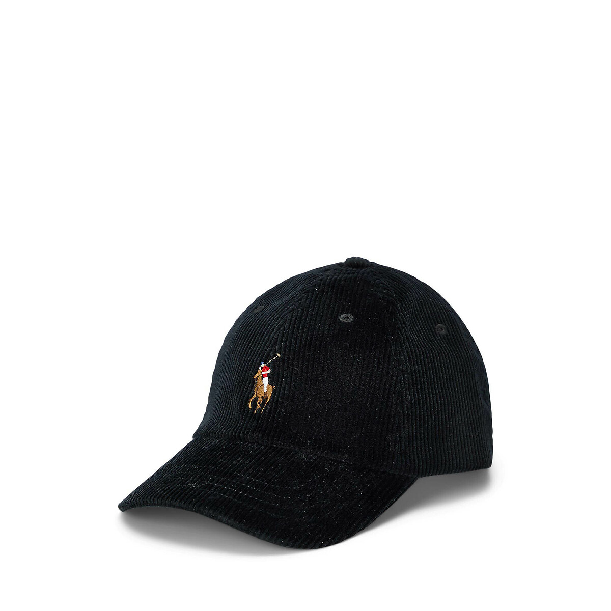 Corduroy cap black Polo Ralph Lauren La Redoute