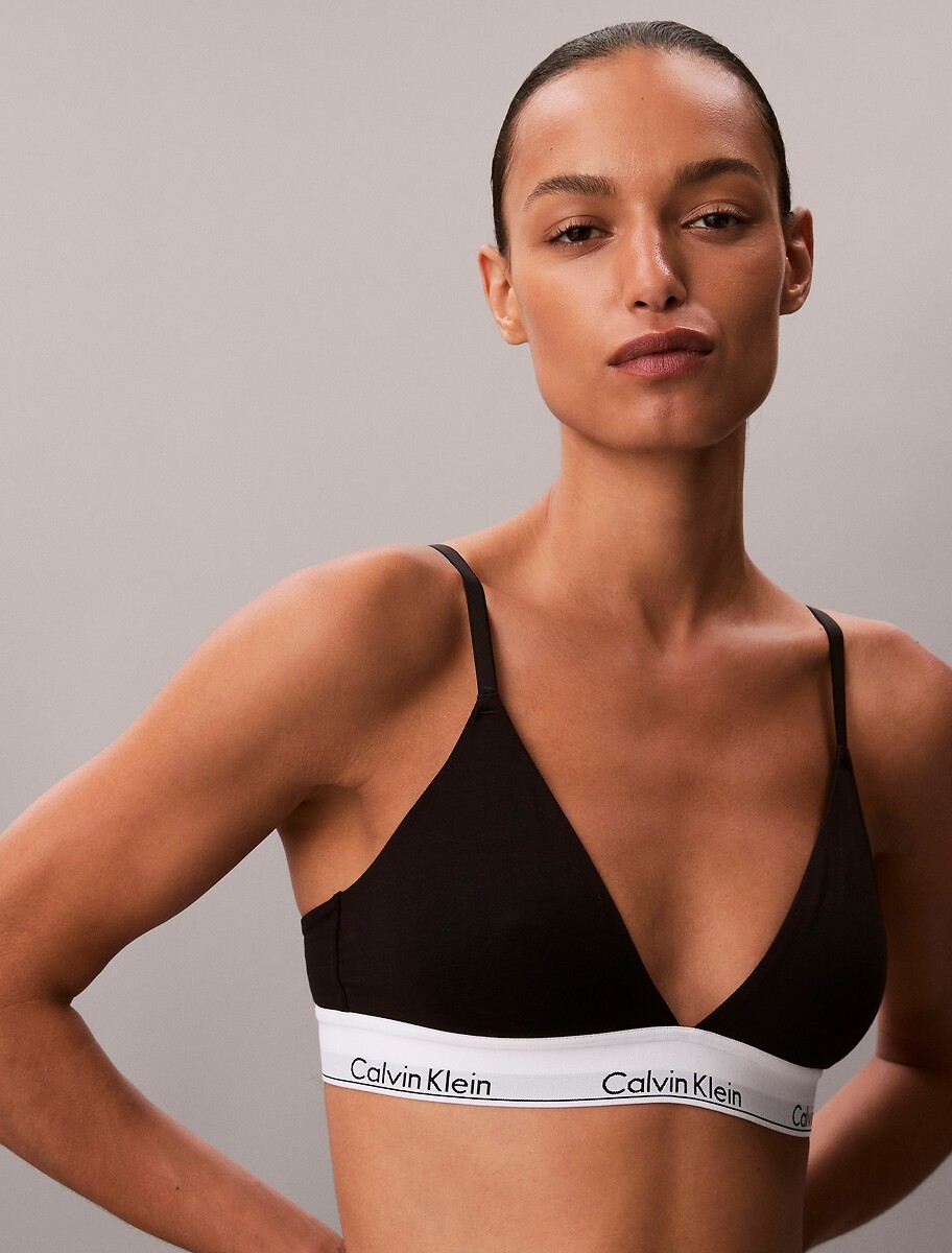 Icon Cotton Modal Triangle Bra, CALVIN KLEIN UNDERWEAR