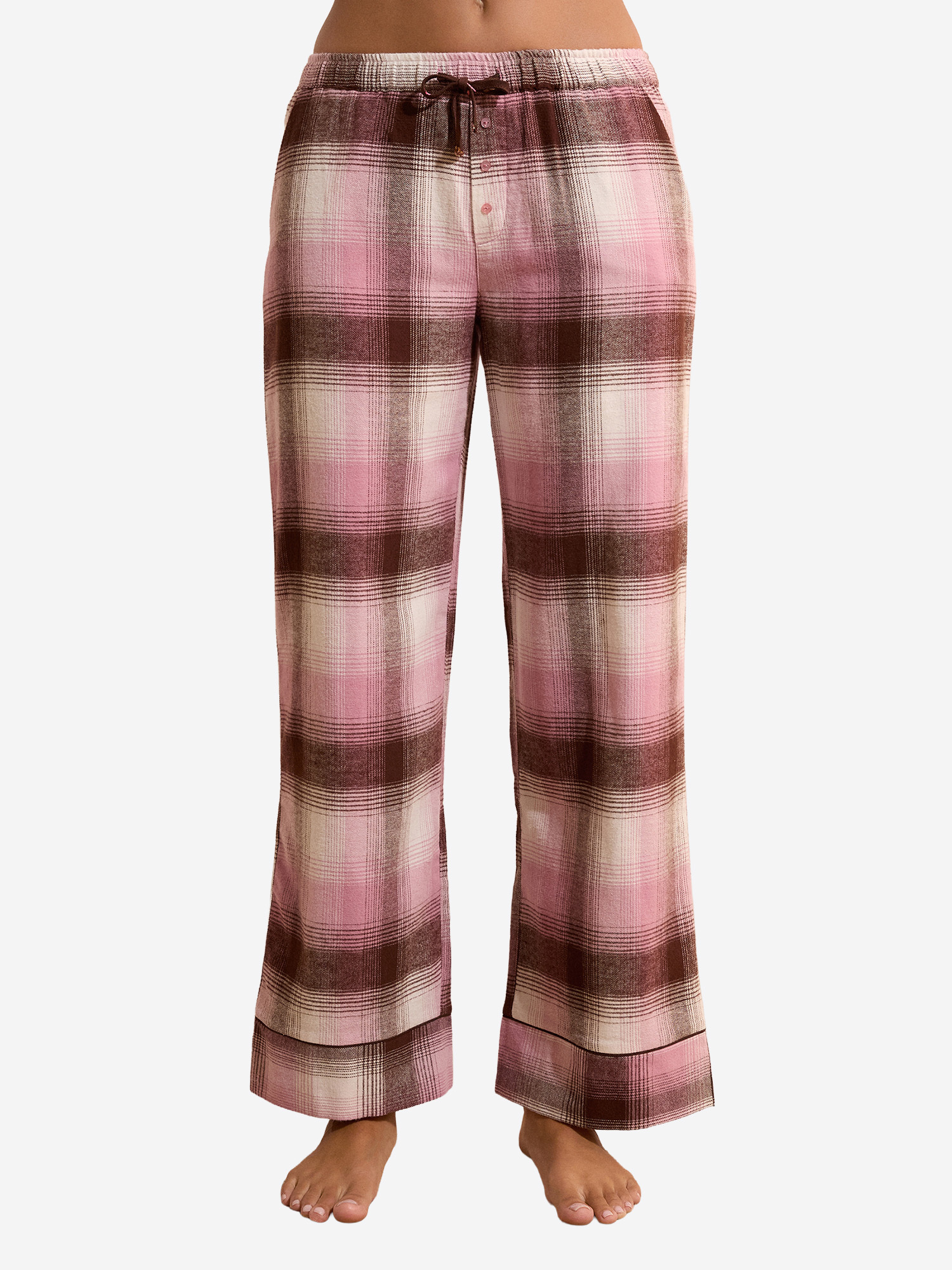 Pantalon de pyjama à carreaux en coton HELINE, ETAM