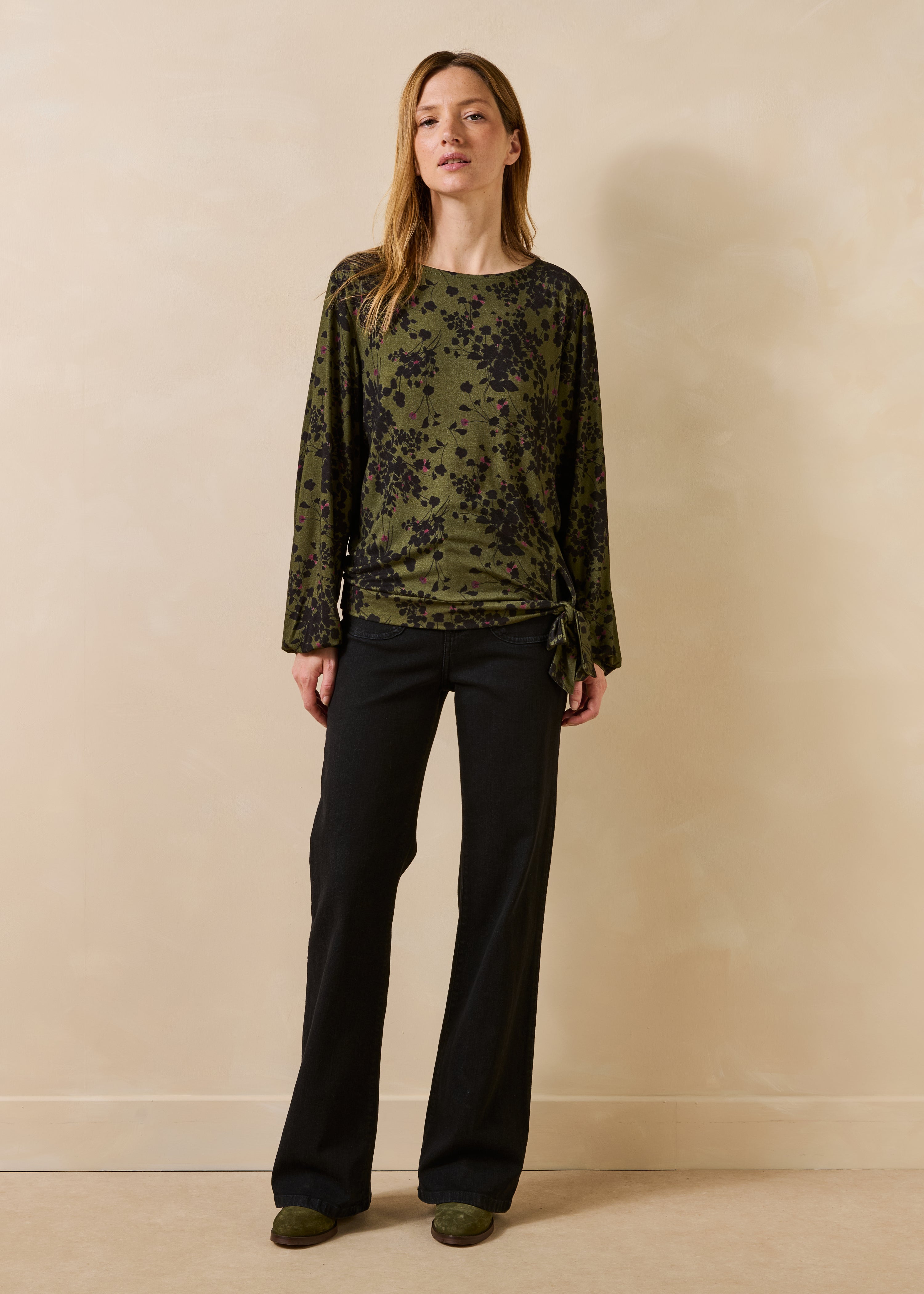 Jean bootcut en coton biologique, LA FEE MARABOUTEE